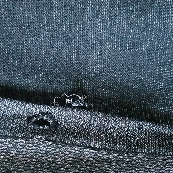 Iris Singer Collection Metallic Cardigan Crystal Buttons Size L - Picture 6 of 11